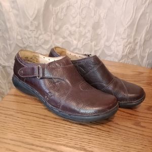Clarks 'Unstructured' Brown Slip-Ons